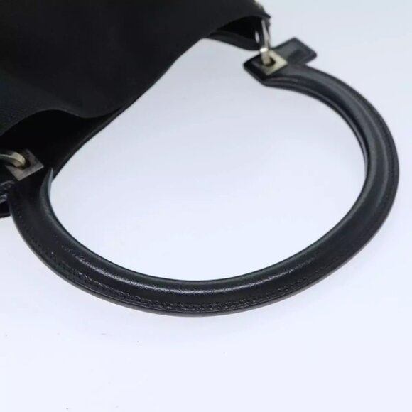 Salvatore Ferragamo Shoulder Bag Nylon Black Auth - Picture 6 of 14